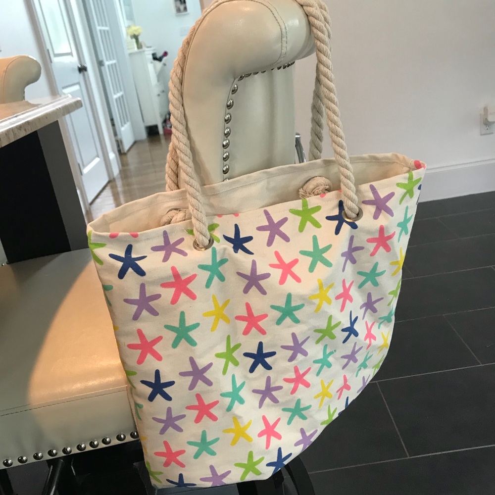 Coastal Tote with Rope Handles